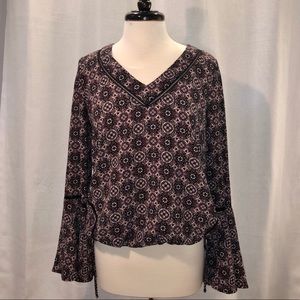 Boho Patterned Blouse